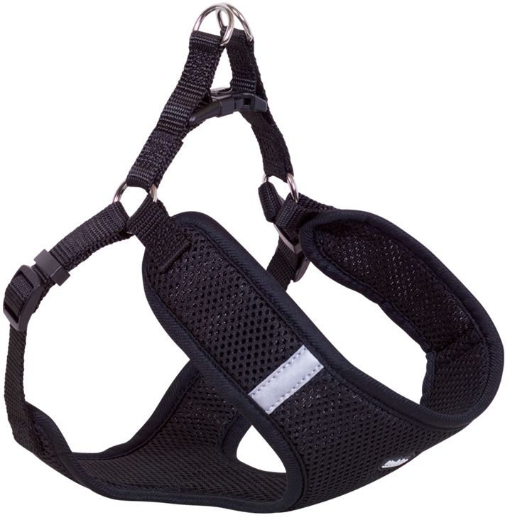 Nobby hrudní postroj MESH REFLECT černá XS