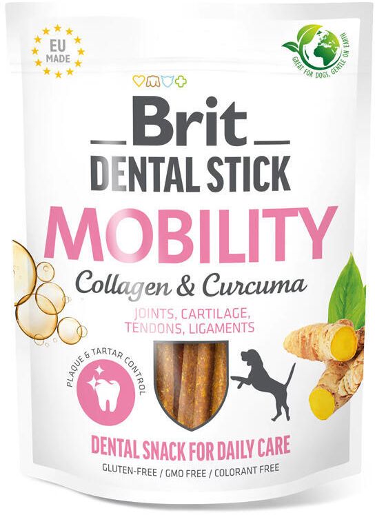 Brit Dog Dental Stick Mobility with Curcuma & Collagen 251 g