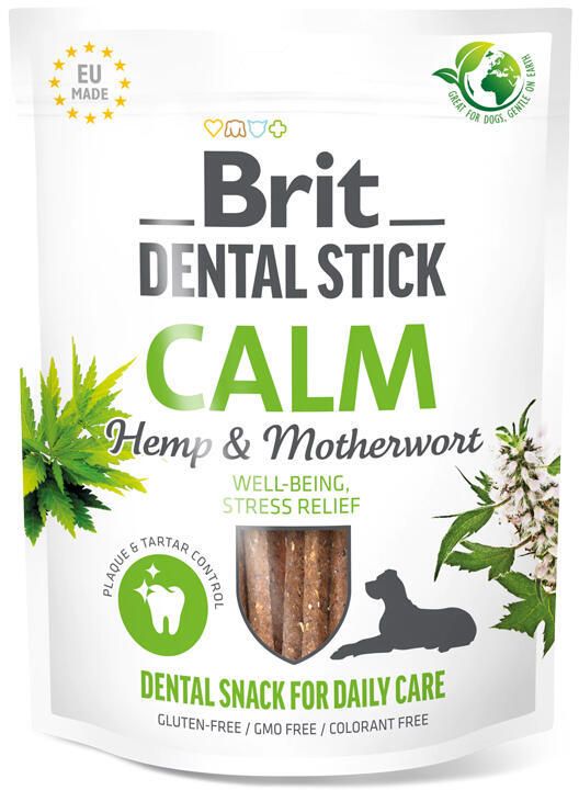 Brit Dog Dental Stick Calm with Hemp & Motherwort 251 g