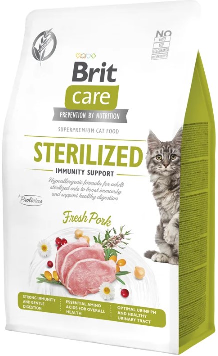 Brit Care Cat Grain-Free Sterilized Immunity Support 400g