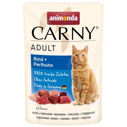 Animonda Carny Adult kapsička hovězí a perlička pro kočky 85g
