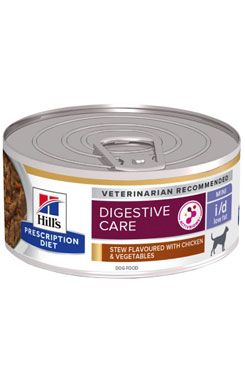 Hill’s Prescription Diet I/D Stew Low Fat Mini s kuřetem rýží a zeleninou 156 g