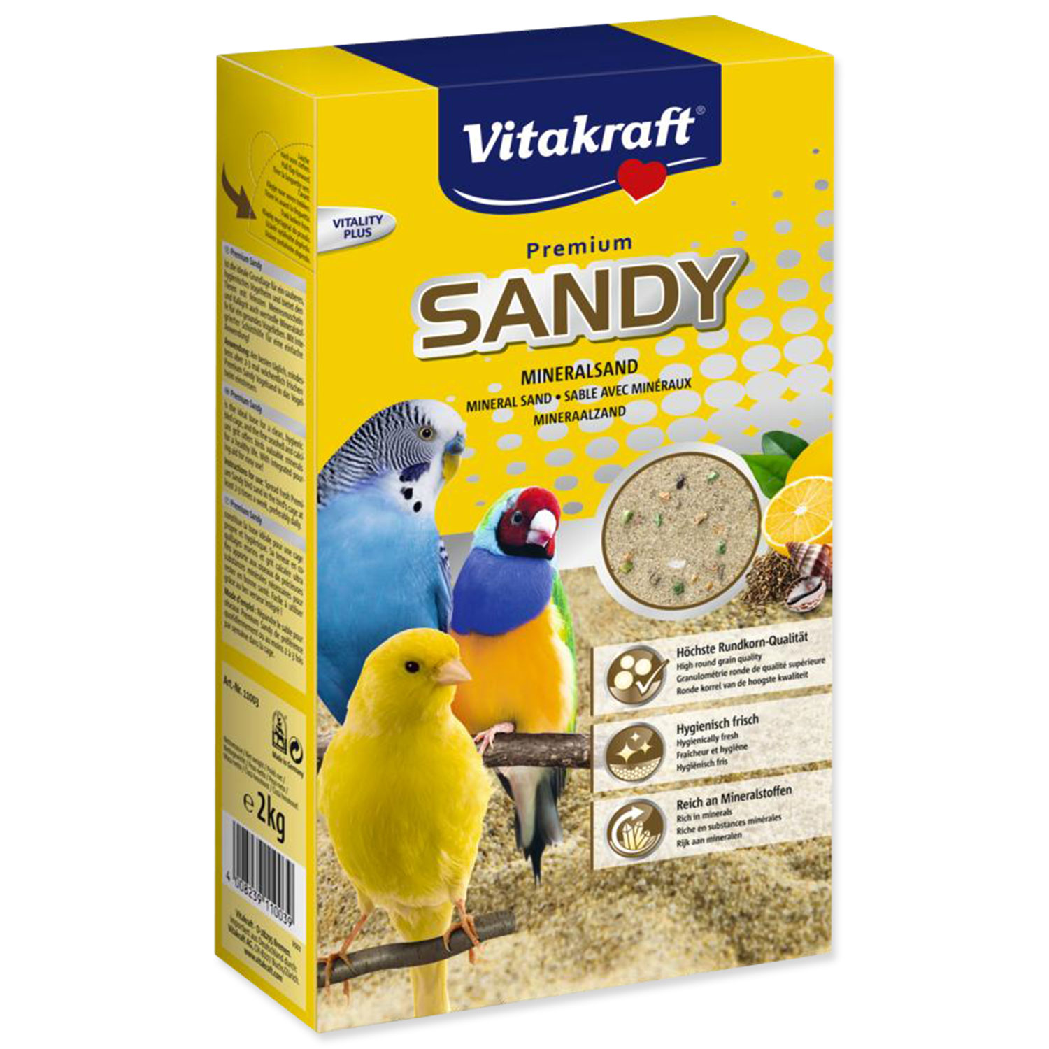 Vitakraft Písek Sandy pro malé papoušky 2 kg