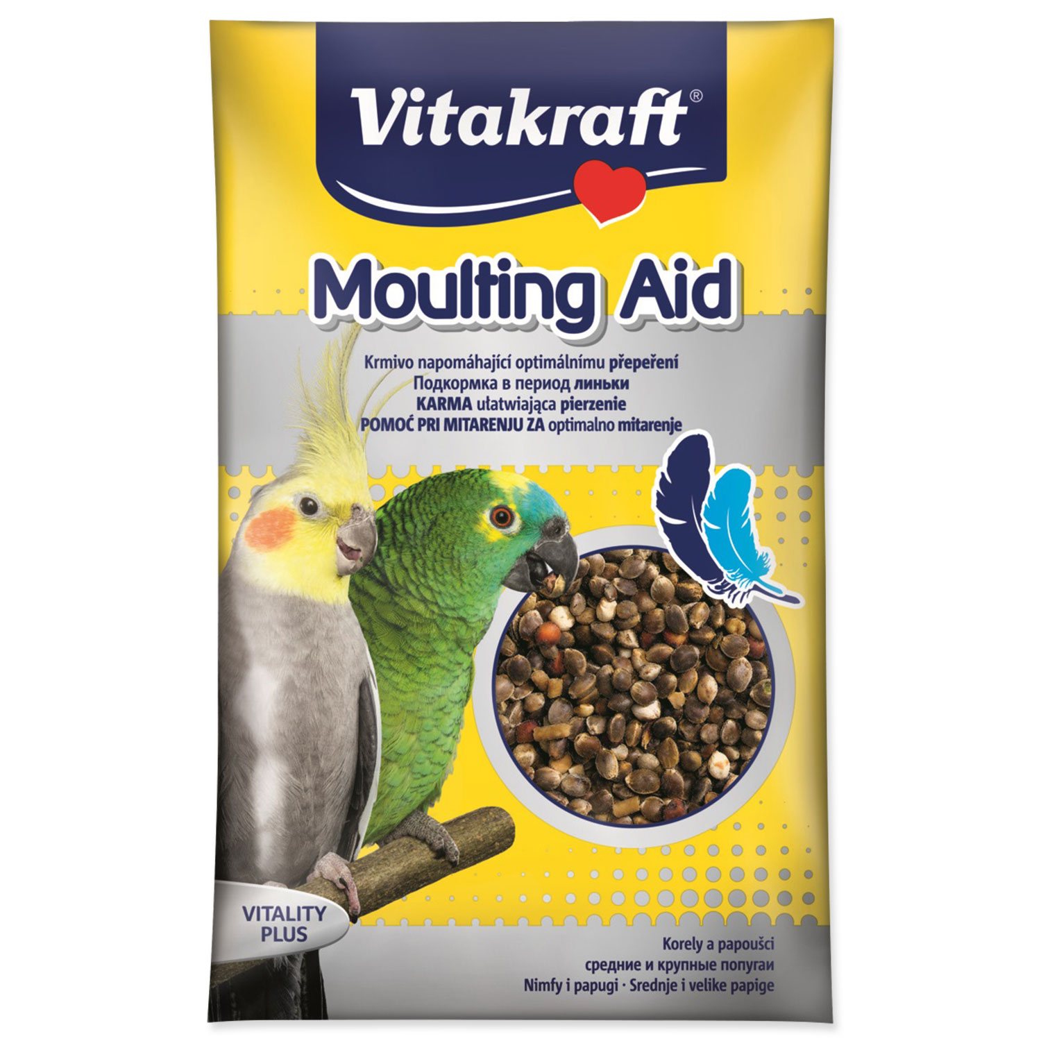 Vitakraft Moulting Aid Perličky na přepeření papoušek 25 g