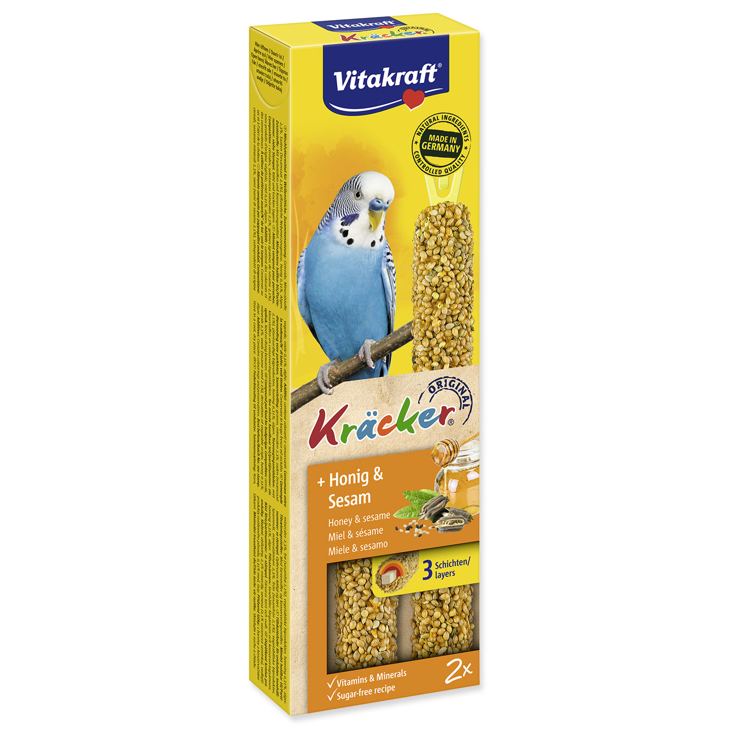 Vitakraft Kracker Sittich Honey 2 ks