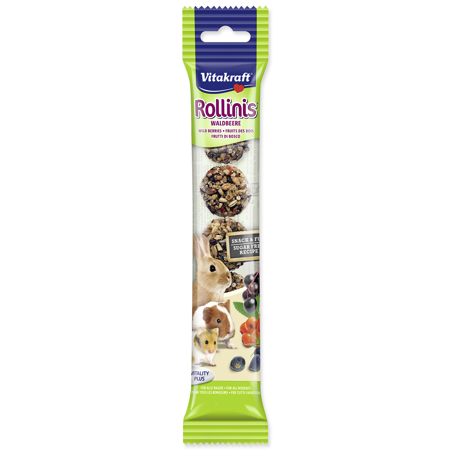 Vitakraft Rollinis Snack lesní ovoce 49 g