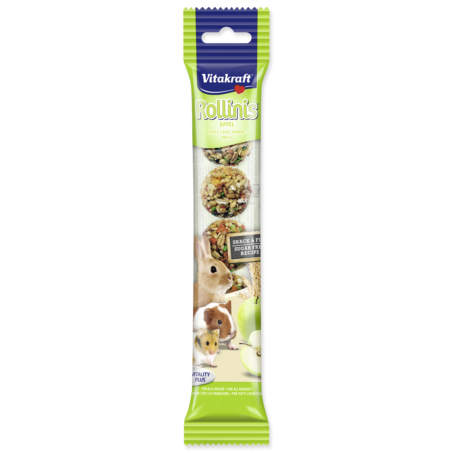 Vitakraft Rollinis Snack jablečný 49 g