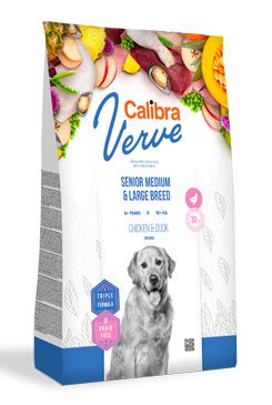 Calibra Verve Calibra Dog Verve GF Senior M&L Chicken&Duck 2kg