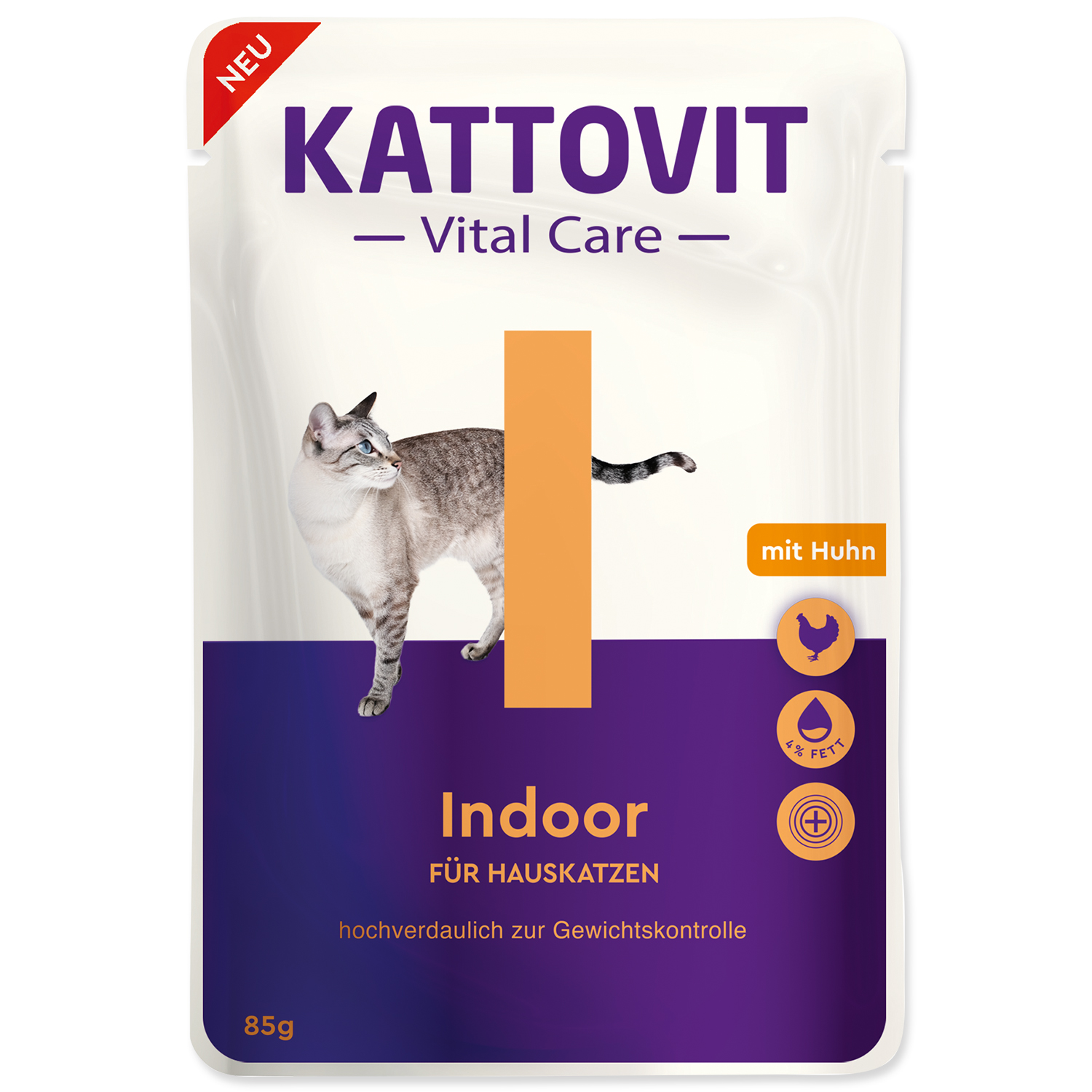 Kattovit Vital Care Indoor Pouches Chicken 85 g