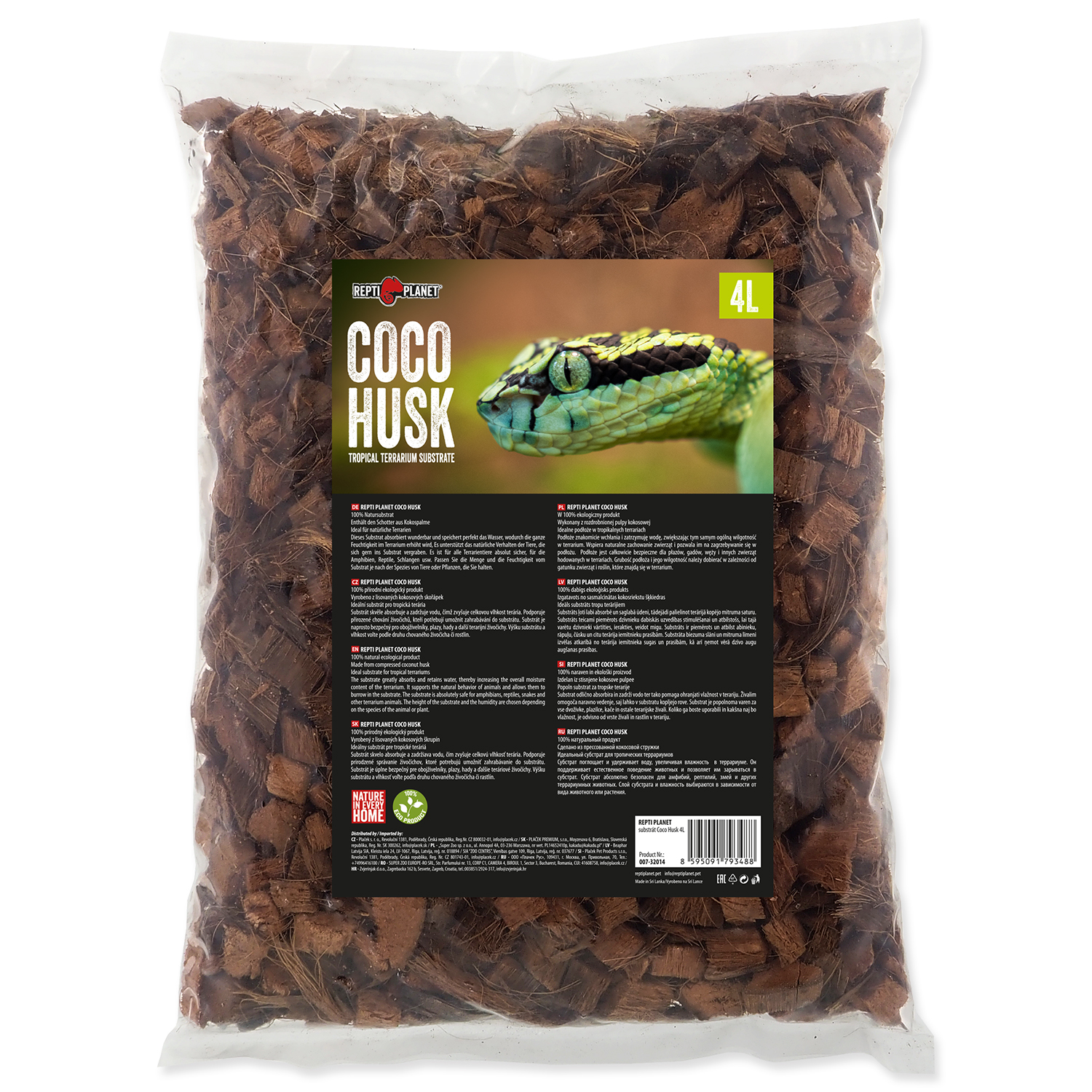 Repti Planet Substrát Coco Husk 4 l