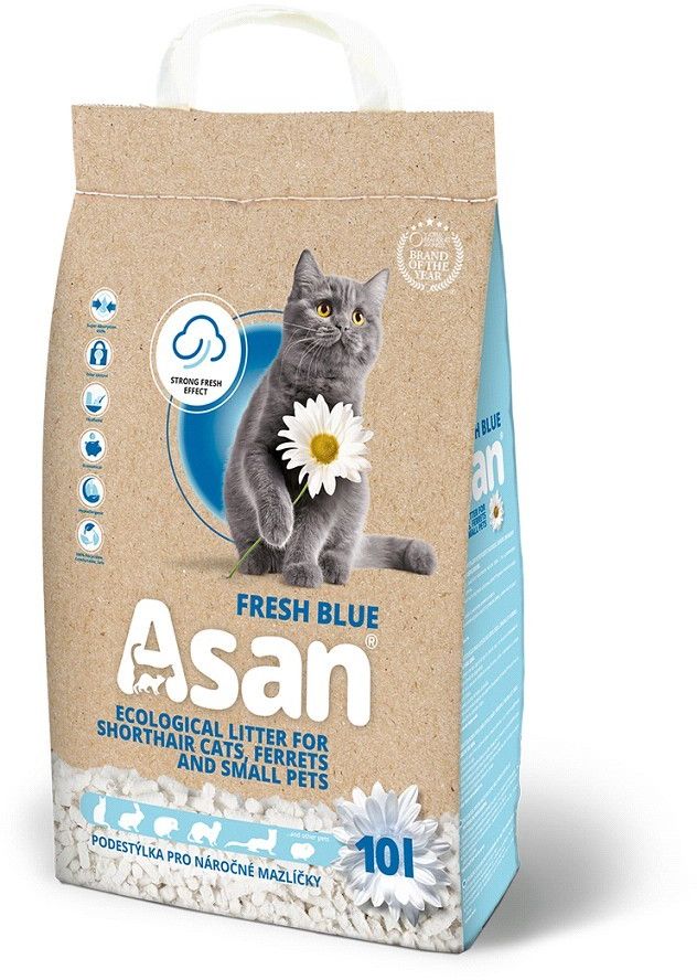 Asan Cat Fresh Blue podestýlka 10l