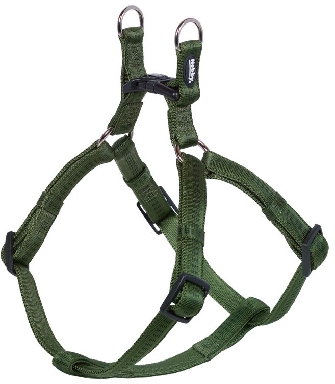 Nobby SOFT GRIP postroj vojenský zelený nylon L-XL 60-86cm