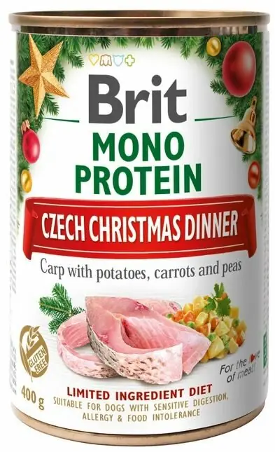 Brit Care Brit Dog konz Mono Protein Christmas can 400g