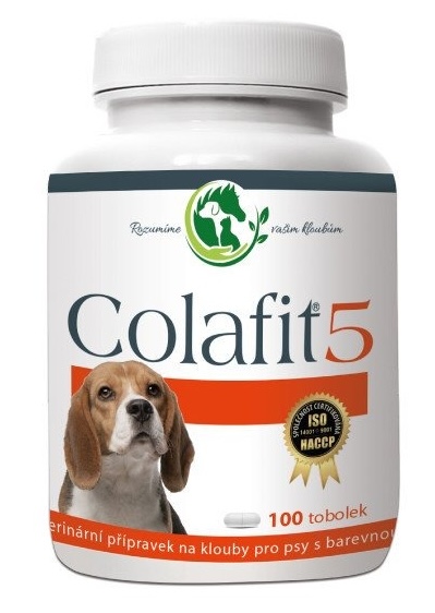 DACOM Pharma s.r.o. Colafit 5 na klouby pro psy barevné 100tbl