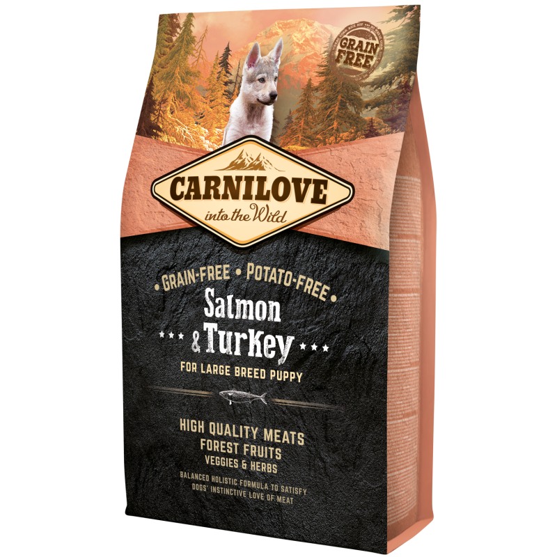 Carnilove Salmon & Turkey for Large Breed Puppy 4kg