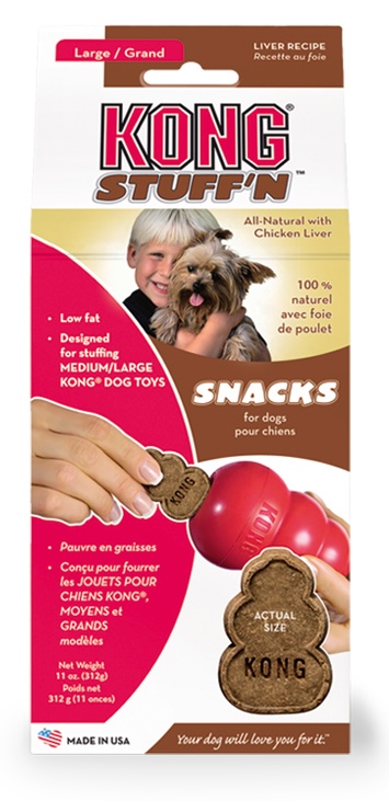 Kong Snacks Large játrový pamlsek 312g