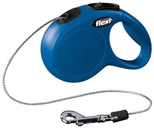 Flexi NEW CLASSIC XS vodítko lankové 3m/8kg modrá