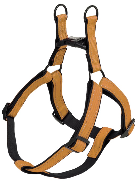 Nobby Classic Reflect Soft reflexní postroj XS 30-40cm zlatá