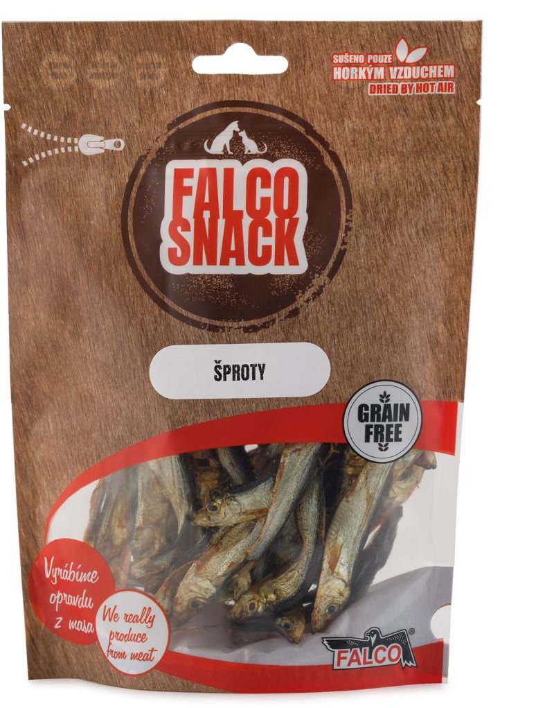 Falco Snack pochoutky sušené šproty 70g