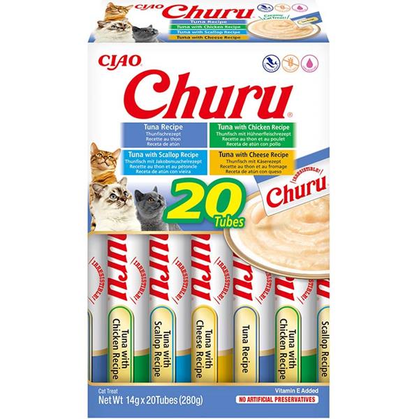 Inaba Churu cat snack tuňák multipack 20x14g