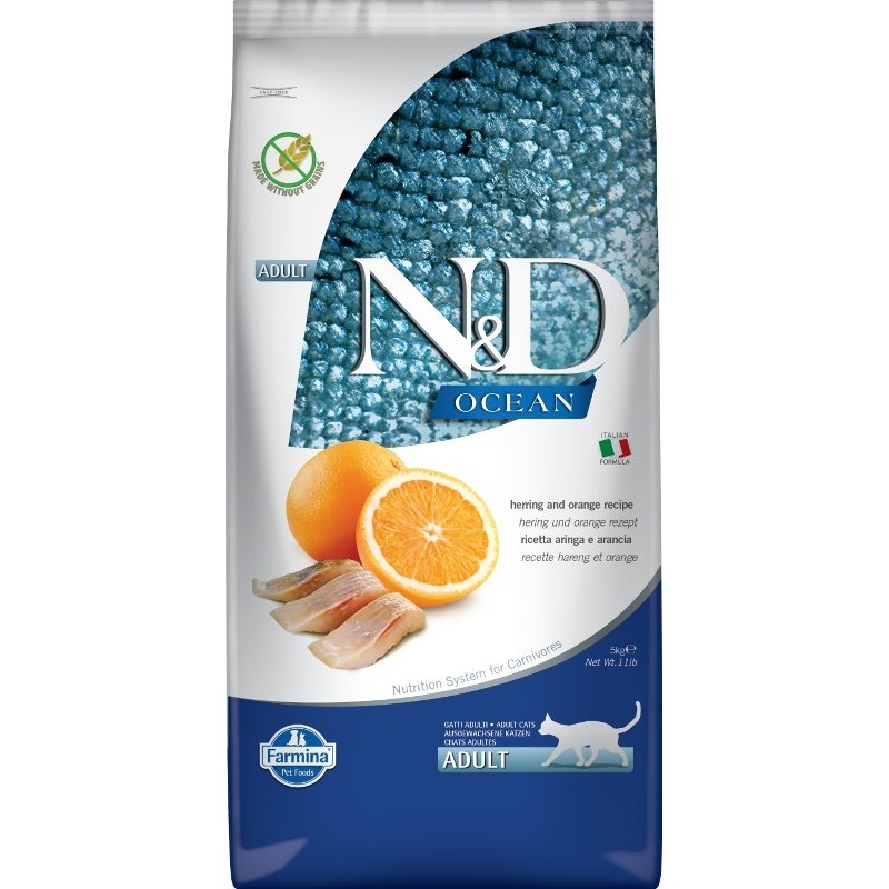 N&D OCEAN Cat GF Herring & Orange 10 kg