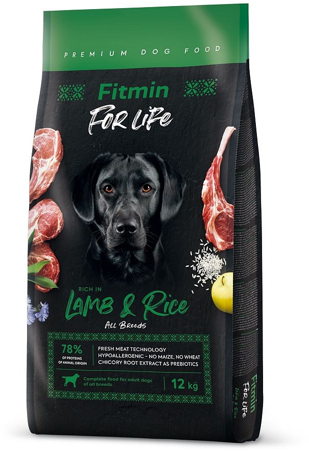 Fitmin For Life Fitmin Dog For Life Lamb&Rice 12kg