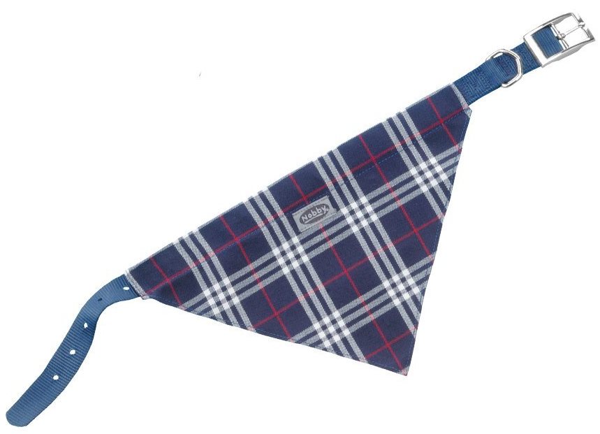 Nobby Scarf obojek se šátkem modrá 50cm