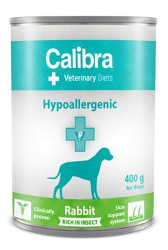 Calibra Diety Calibra VD Dog konz. Hypoallergen. Rabbit&Insect 400g