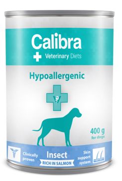 Calibra Diety Calibra VD Dog konz. Hypoallergen. Insect&Salmon 400g