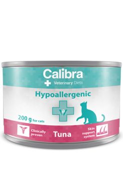 Calibra Diety Calibra VD Cat konz. Hypoallergenic Tuna 200g