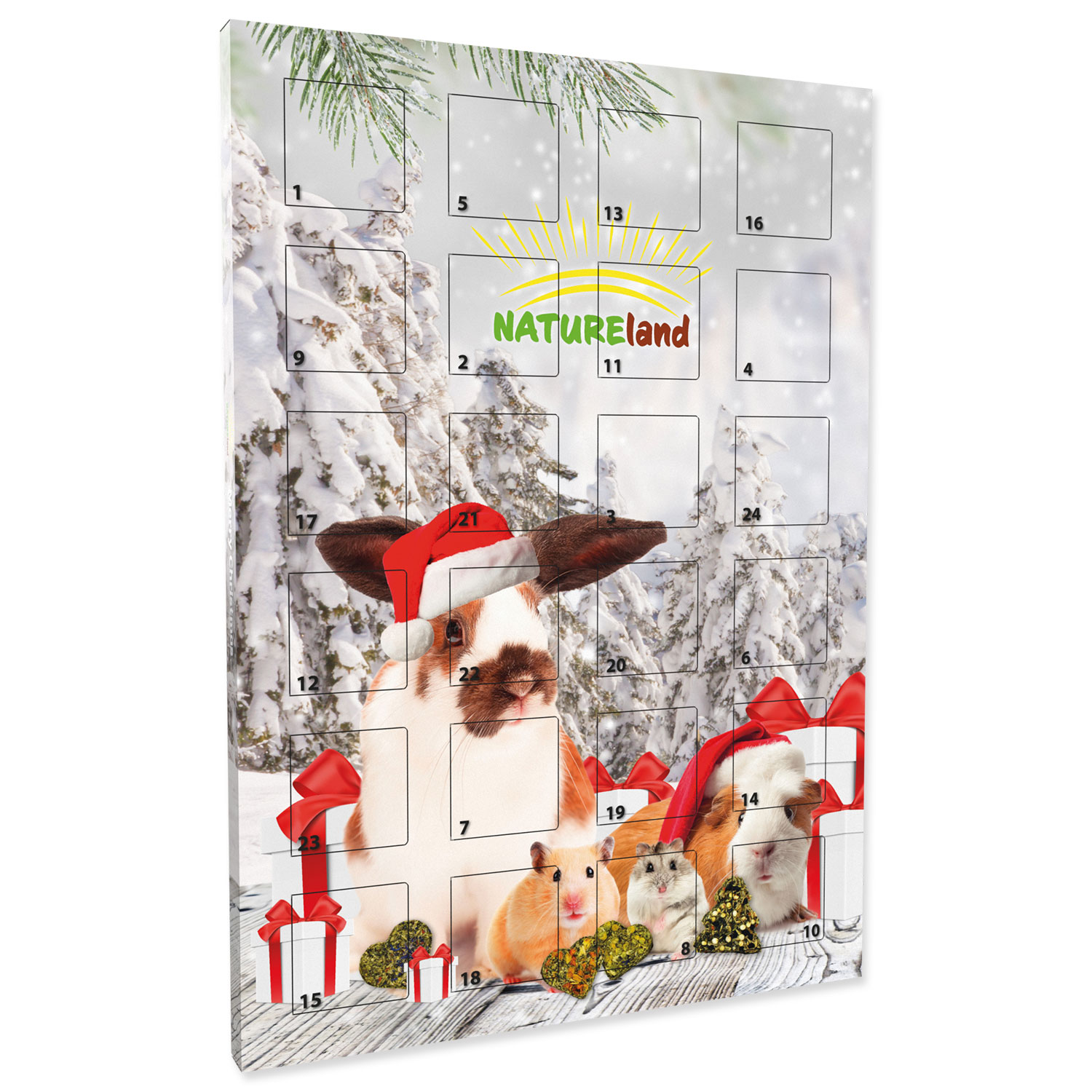 Adventní kalendář NATURE LAND 360 g