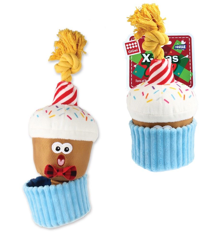 GiGwi vánoční hračka Muffin - pamlskovník 29cm