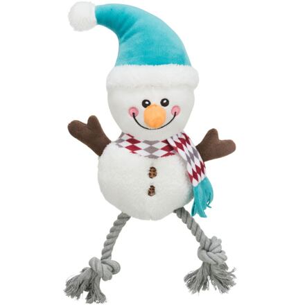 Xmas SNOWMAN sněhulák se zvukem plyš bavlna 41 cm