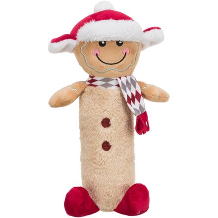 Xmas GINGERBREAD plyšový perníček s pet lahví uvnitř 38 cm