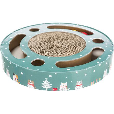 TRIXIE Xmas drum vánoční škrabací buben s hračkou 33 x 5,5 cm