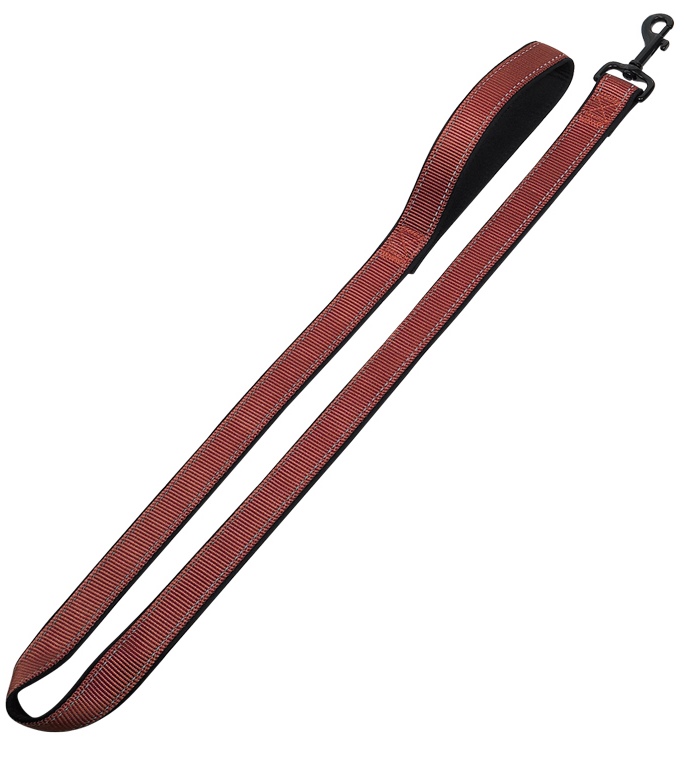 Nobby Classic Reflect Soft vodítko neoprén 120cm / 15-20mm terakota