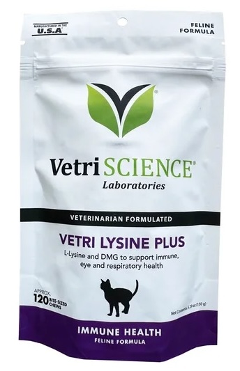 VetriScience Lysine Plus podp.imunity kočka 120g