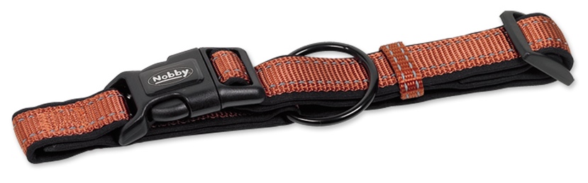 Nobby Classic Reflect Soft obojek M-L neoprén 40-55cm terakota