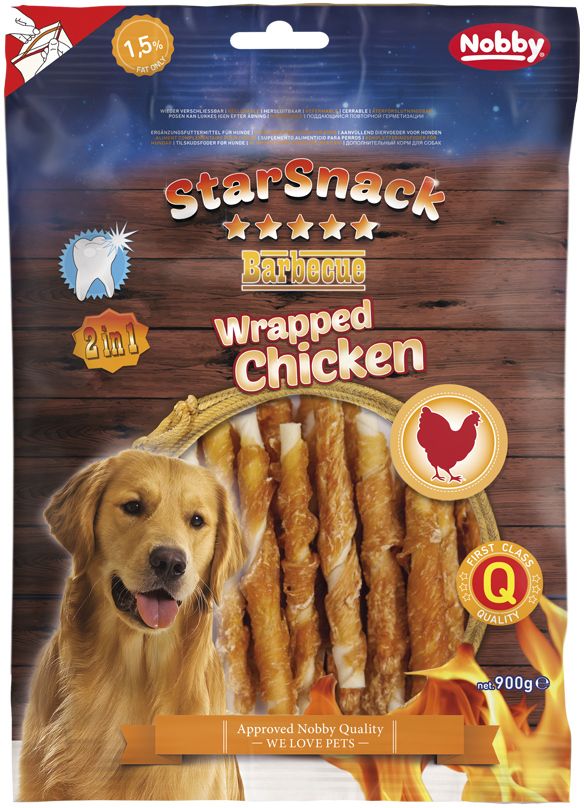 Nobby StarSnack Wrapped Chicken pamlsky 900g