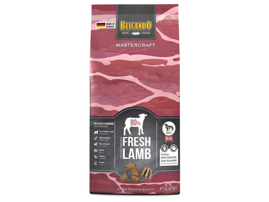 Belcando MasterCraft Fresh Lamb s jehněčím masem 2,2 kg