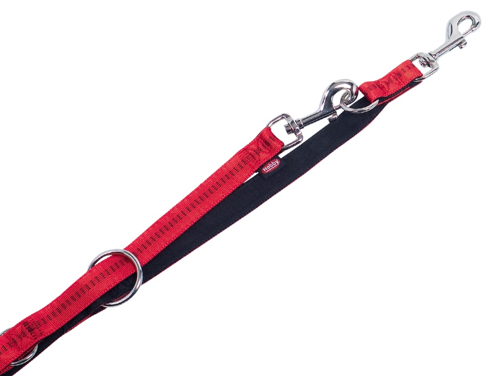 Nobby SOFT GRIP vodítko 200cm / 15mm červená