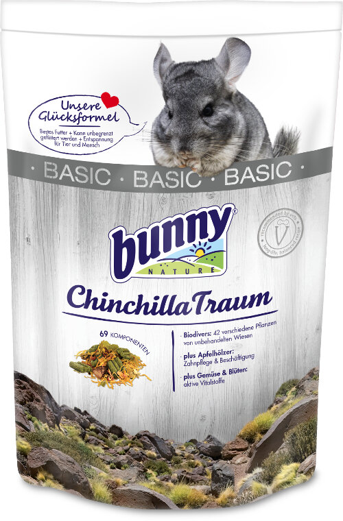 Bunny Nature krmivo pro činčily - basic 1,2 kg