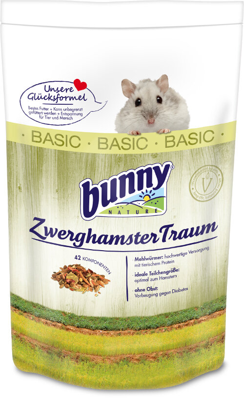 Bunny Nature krmivo pro křečíky Basic 600 g