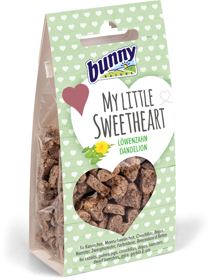 Bunny Nature srdíčka s pampeliškou 30 g