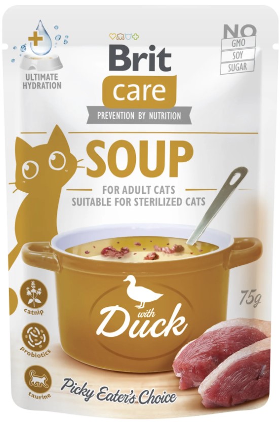 Brit Care Cat Soup with Duck 75g