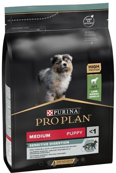 Pro Plan Puppy Medium Sensitive Digestion jehně 3kg