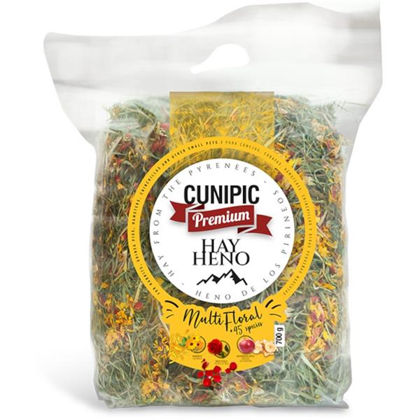 Seno 45 druhů bylin Cunipic Premium Multifloral 700 g