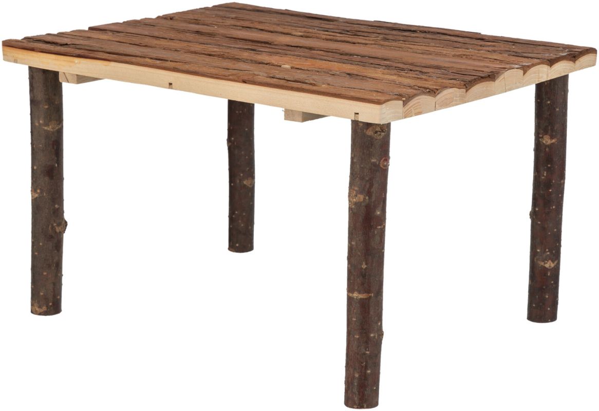 Trixie Přístřešek pro morčata/králíky 45 x 27 x 35 cm přírodní dřevo s kůrou