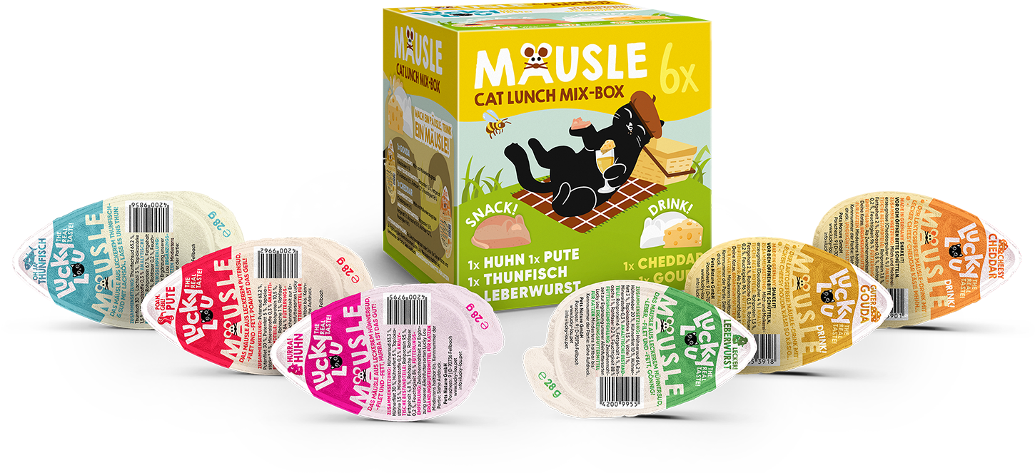 Lucky Lou Mäusle Multipack – 6 kusů v balení