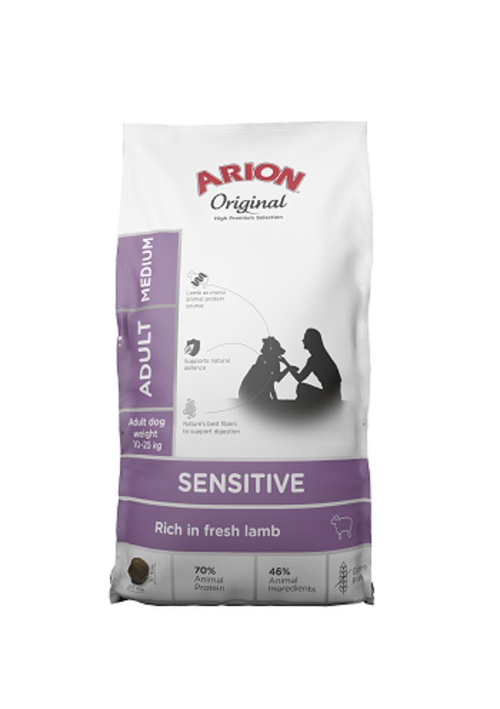 Arion Original Sensitive Adult Medium Lamb Rice 2 kg